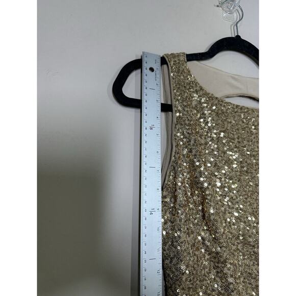 Women’s Lauren Ralph Lauren Sequin Open Back Knee Length Cocktail Dress Size 2 - Picture 8 of 8